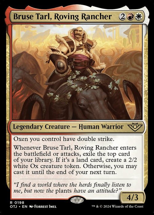 Bruse Tarl, Roving Rancher