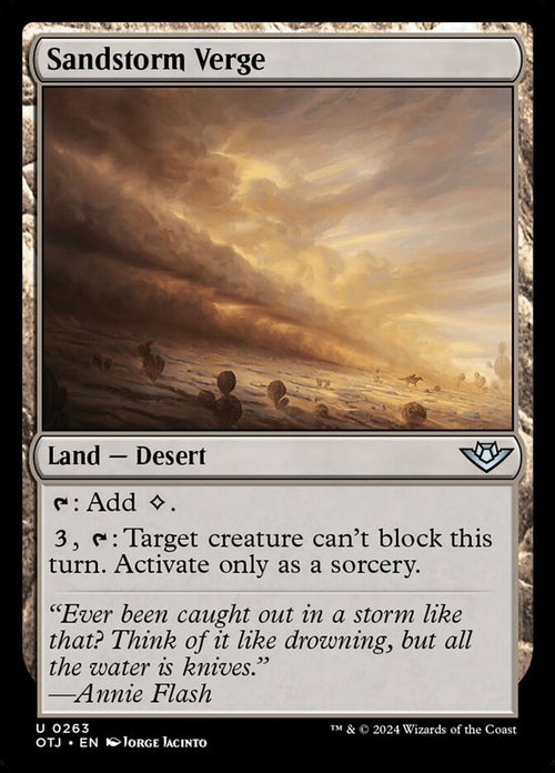 Sandstorm Verge